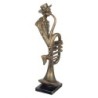 Signes Grimalt By SIGRIS - Figura músico trompeta Dorado de Resina | Figura de persona Figuras De Resina Para Jardin Figura Resi