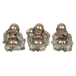 By SIGRIS Budas Mediano Dorado Incluye 3 Unidades Figuras Budas Colección Oriental Signes Grimalt Decor And Go