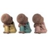 Signes Grimalt By Sigris - Figuras Decorativas | Budas Decorativos - Figuras de Budas, Pack de 3 - 11x8,5x8 cm