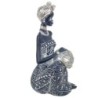 Signes Grimalt By Sigris - Figuras Decorativas | Figura en Resina de Africana en Color Plata - 18 x 11 x 11 cm