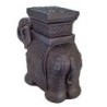 Signes Grimalt By SIGRIS - Figura Elefante Negro de Resina | Figura de Elefante Figuras De Resina Para Jardin Figura Resina Deco