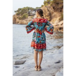 Isla Bonita by SIGRIS - Vestidos | Vestido Corto para el Verano con Diseño Bohemio - Vestido Playero de Mujer