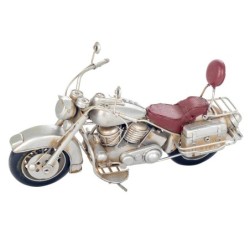 Signes Grimalt  By Sigris - Figura Moto Harley  Regalo | Vehiculos Blanco - 15x11x27 cm