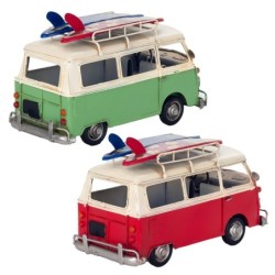 Signes Grimalt  By Sigris - Figura Coche Van Surf Pack 2 Unidades Regalo | Vehiculos Rojo|Verde - 17x12x28 cm