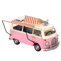 Signes Grimalt  By Sigris - Figura Coche Van  Regalo | Vehiculos Rosa - 16x18x27 cm