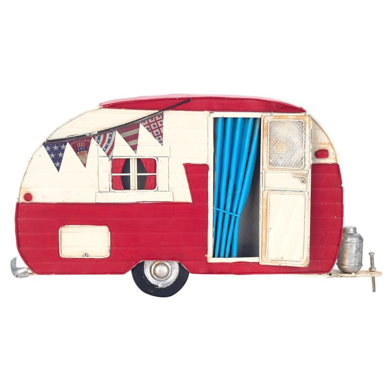 Signes Grimalt  By Sigris - Figura Caravana  Regalo | Vehiculos Rojo - 20x5x38 cm