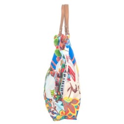 Isla Bonita By Sigris - Bolso de mujer grande con cremallera | Ideal para ir a la playa o de compras - en seda