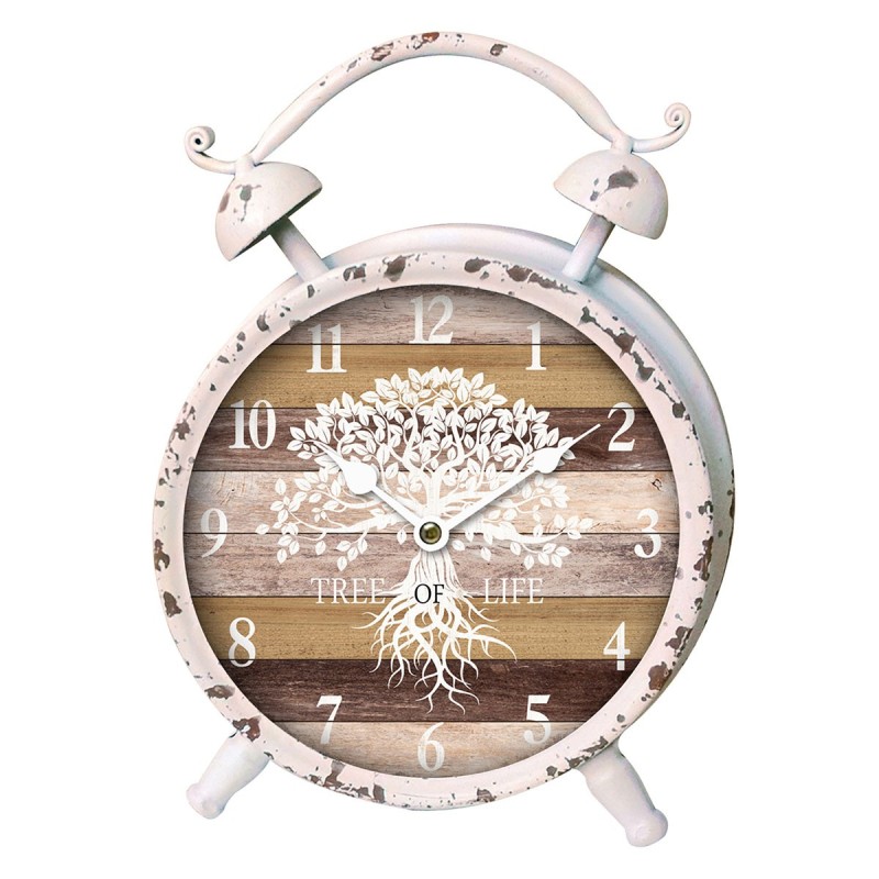 Signes Grimalt By SIGRIS - Reloj Pared Árbol Vida Marrón de Metal | Reloj Sobremesa Reloj Sobremesa Vintage Relojes Decorativos