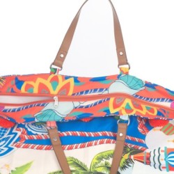 Isla Bonita By Sigris - Bolso de mujer grande con cremallera | Ideal para ir a la playa o de compras - en seda