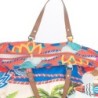 Isla Bonita By Sigris - Bolso de mujer grande con cremallera | Ideal para ir a la playa o de compras - en seda