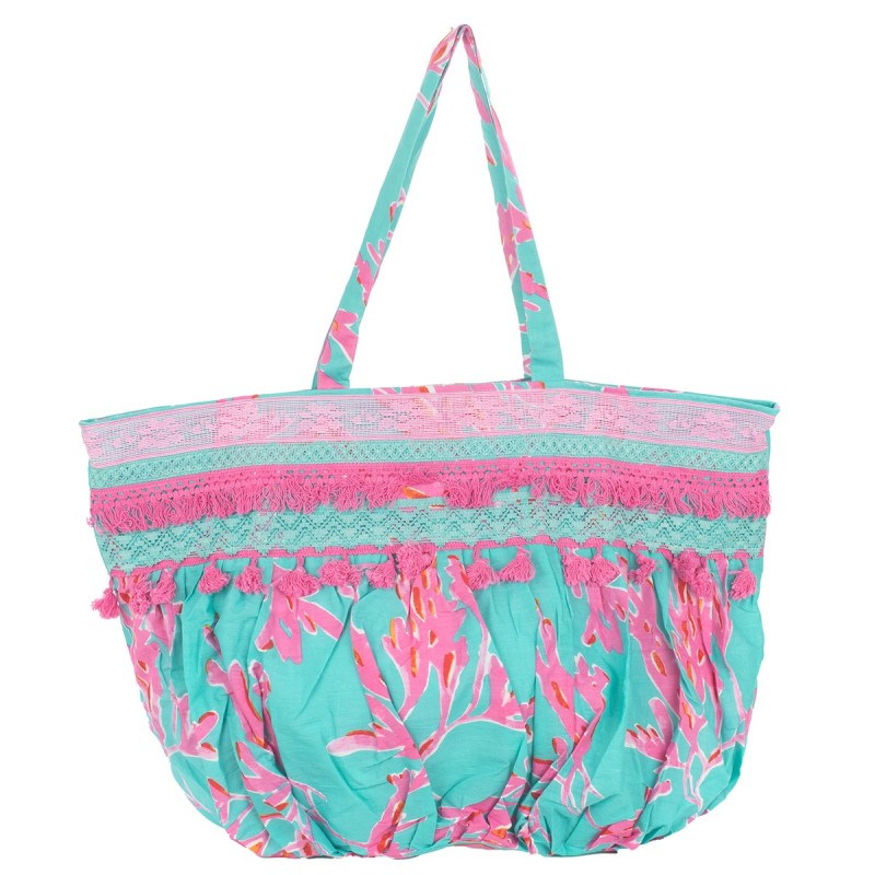 Isla Bonita By Sigris - Bolso grande para mujer con manijas y cremallera | Ideal para la playa - 100% Algodón