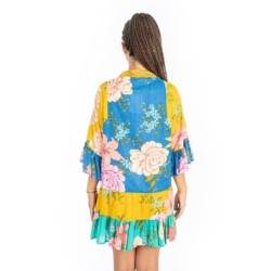 Isla Bonita by SIGRIS - Vestidos | Vestido Corto para el Verano con Diseño Bohemio - Vestido Playero de Mujer