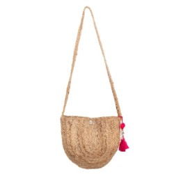 Isla Bonita By Sigris - Bolso para Mujer con cierre de botones | Ideal para caminatas y la noche - 100% de yute