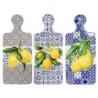 Signes Grimalt  By Sigris - Tabla Cortar Limones Pack 3 Unidades Cocina | Salvamanteles Azul - 0x12x29 cm