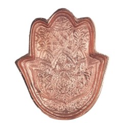 ORIGEN Home Decor - Plato mano fatima  Regalo | Complementos Natura Dorado - 1x14x17 cm