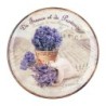 ORIGEN Home Decor - Plato redondo lavanda  Cocina | Cajas Y Bandejas Lila - 2x22x22 cm