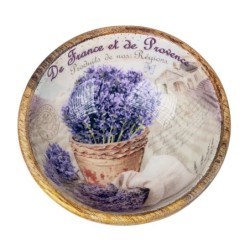 ORIGEN Home Decor - Cuenco lavanda  Cocina | Cajas Y Bandejas Lila - 6x15x15 cm