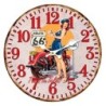 Signes Grimalt  By Sigris - Reloj Pared Route 66  Adorno Pared | Relojes Rojo - 34x4x34 cm