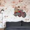 Signes Grimalt  By Sigris - Adorno Pared Garage  Adorno Pared | Placas Metal Rojo - 63x1x67 cm