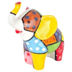 Signes Grimalt  By Sigris - Hucha en forma de Elefante  Figuras | Animales Multicolor - 20x13x20 cm