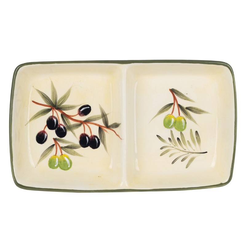 Signes Grimalt  By Sigris - Plato rectangular aceitunas  Cocina | Utensilios Blanco - 4x19x33 cm