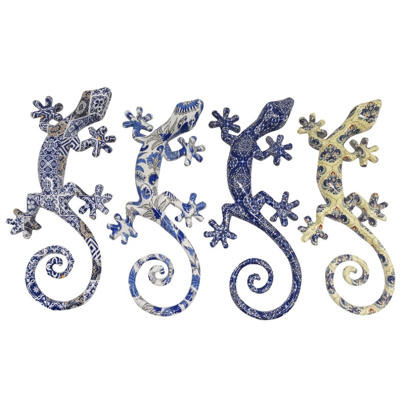 Signes Grimalt  By Sigris - Lagarto Trencadís Pack 4 Unidades Figuras | Animales Multicolor - 2x10x21 cm