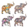 Signes Grimalt  By Sigris - Figura Elefante Pack 4 Unidades Figuras | Africanas Y Elefantes Gris - 11x6x12 cm