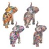 Signes Grimalt  By Sigris - Figura Elefante Pack 4 Unidades Figuras | Africanas Y Elefantes Gris - 11x6x12 cm