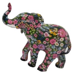 Signes Grimalt  By Sigris - Figura Elefante Pack 4 Unidades Figuras | Africanas Y Elefantes Gris - 11x6x12 cm