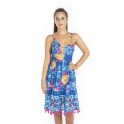 Isla Bonita by SIGRIS - Vestidos | Vestido Corto para el Verano con Diseño Bohemio - Vestido Playero de Mujer