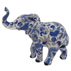 Signes Grimalt  By Sigris - Figura Elefante Pack 4 Unidades Figuras | Africanas Y Elefantes Azul - 11x6x12 cm