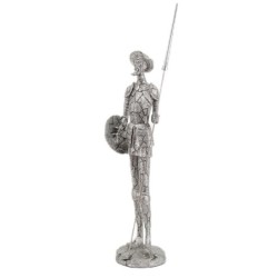 Signes Grimalt  By Sigris - Figura Don Quijote  Figuras | Varios Plateado - 43x10x10 cm