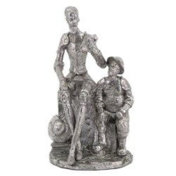 Signes Grimalt  By Sigris - Figura Don Quijote  Figuras | Varios Plateado - 31x16x17 cm