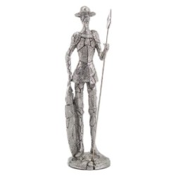 Signes Grimalt  By Sigris - Figura Don Quijote  Figuras | Varios Plateado - 34x9x95 cm