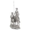 Signes Grimalt  By Sigris - Figura Don Quijote  Figuras | Varios Plateado - 31x15x30 cm