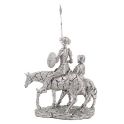 Signes Grimalt  By Sigris - Figura Don Quijote  Figuras | Varios Plateado - 31x15x30 cm