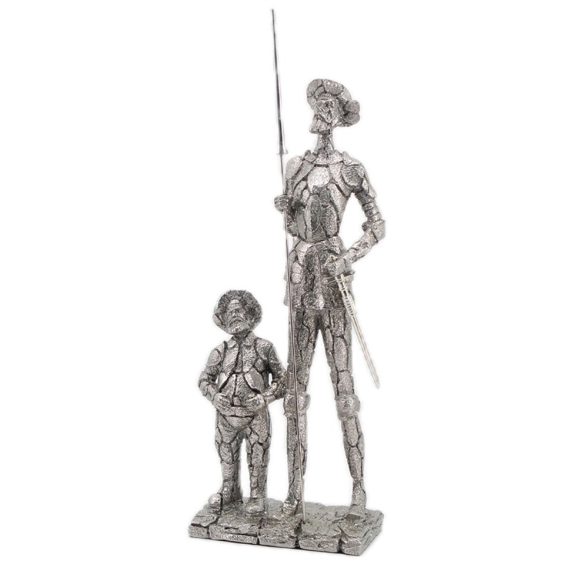 Signes Grimalt  By Sigris - Figura Don Quijote  Figuras | Varios Plateado - 43x9x18 cm