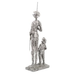 Signes Grimalt  By Sigris - Figura Don Quijote  Figuras | Varios Plateado - 43x9x18 cm