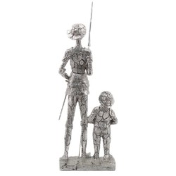 Signes Grimalt  By Sigris - Figura Don Quijote  Figuras | Varios Plateado - 43x9x18 cm