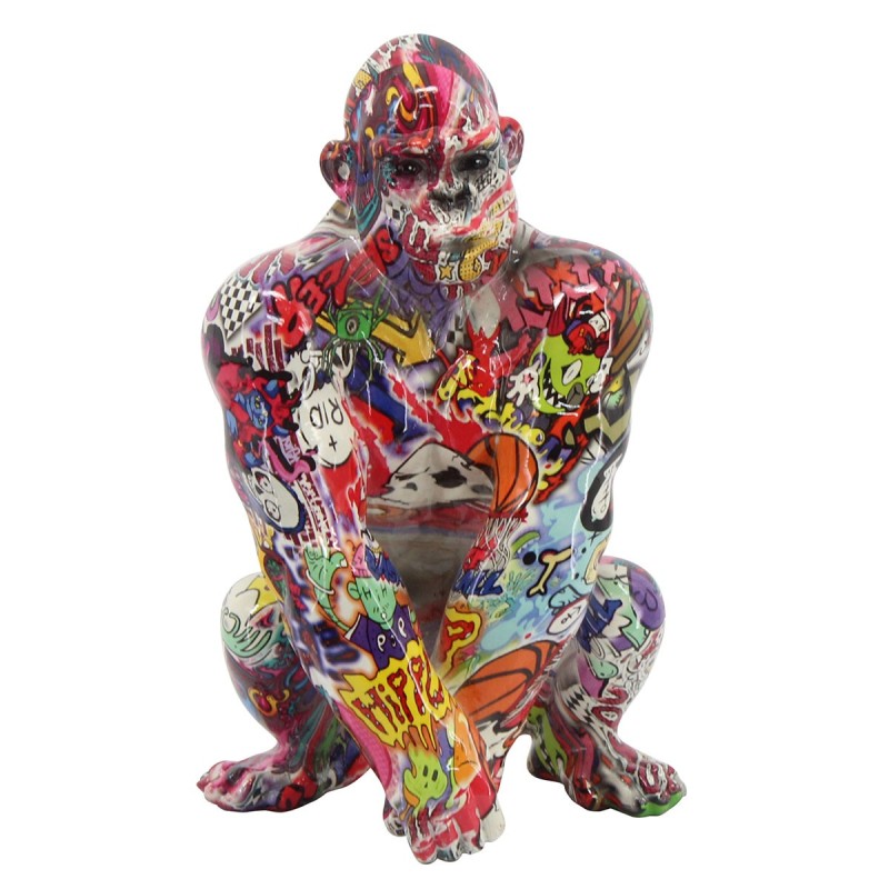 Signes Grimalt  By Sigris - Figura Gorila   Figuras | Animales Multicolor - 22x12x13 cm