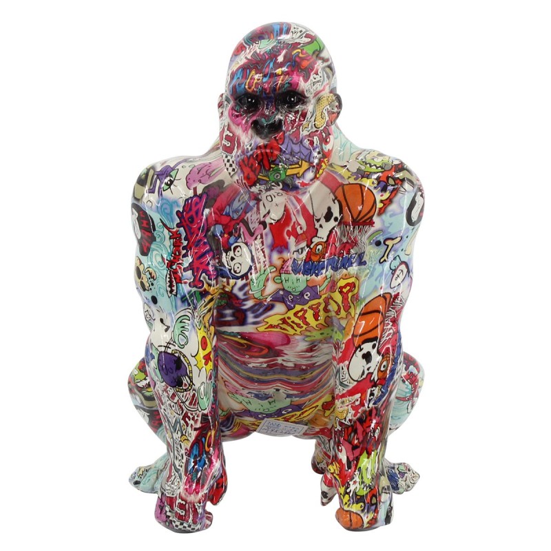 Signes Grimalt  By Sigris - Figura Gorila  Figuras | Animales Multicolor - 30x19x20 cm