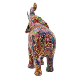 Signes Grimalt  By Sigris - Figura Elefante  Figuras | Animales Multicolor - 28x11x28 cm