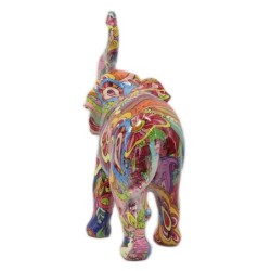 Signes Grimalt  By Sigris - Figura Elefante  Figuras | Animales Multicolor - 19x8x22 cm