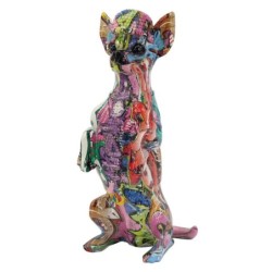 Signes Grimalt  By Sigris - Figura Perro Chiuaua  Figuras | Animales Multicolor - 29x11x13 cm