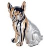 Signes Grimalt  By Sigris - Figura Perro Bulldog Frances  Figuras | Animales Plateado - 20x11x15 cm