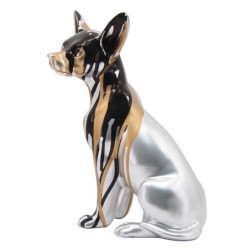 Signes Grimalt  By Sigris - Figura Perro Chiuaua  Figuras | Animales Plateado - 25x11x16 cm