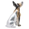 Signes Grimalt  By Sigris - Figura Perro Chiuaua  Figuras | Animales Plateado - 25x11x16 cm