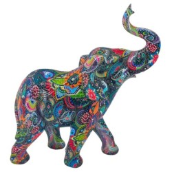 Signes Grimalt  By Sigris - Figura Elefante  Figuras | Africanas Y Elefantes Azul - 12x7x17 cm