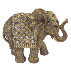 Signes Grimalt  By Sigris - Figura Elefante  Figuras | Animales Dorado - 16x16x18 cm