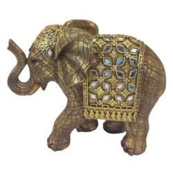 Signes Grimalt  By Sigris - Figura Elefante  Figuras | Animales Dorado - 16x16x18 cm